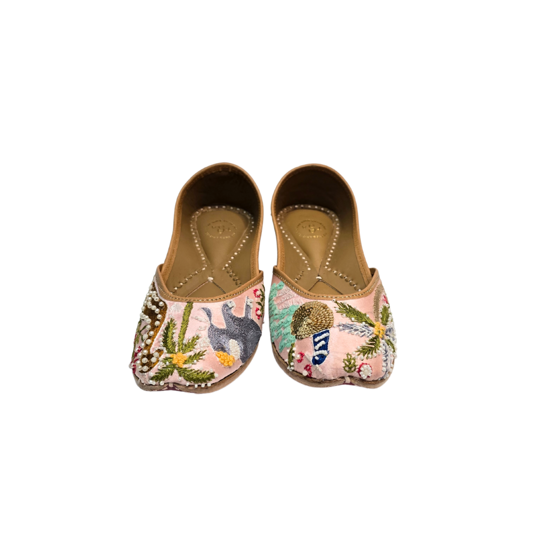 Pink Safari Jutti