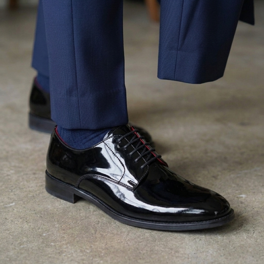 Glossy Leather Oxfords