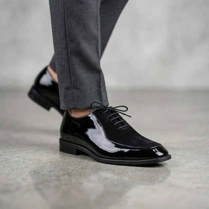 Glossy Classic Textured Oxfords