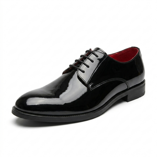 Glossy Leather Oxfords