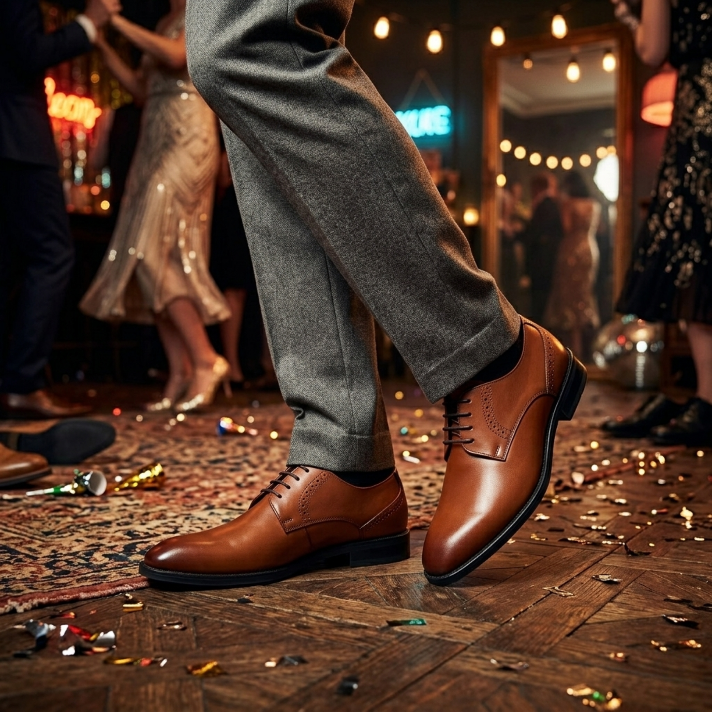 Tan Leather Oxford