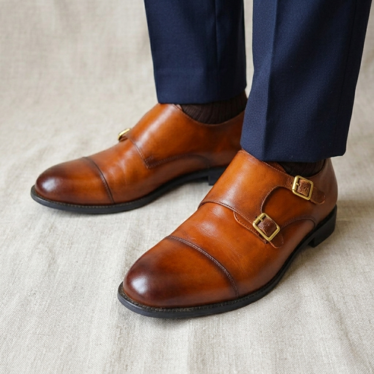 Brown Double Monks
