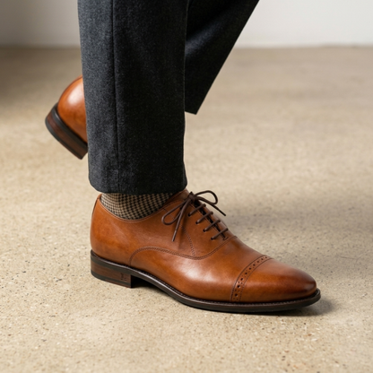 Tan Leather Brogue